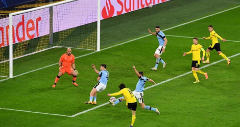 Dortmund s'est qualifié en tremblant mercredi pour les 8es de finale de Ligue des champions.