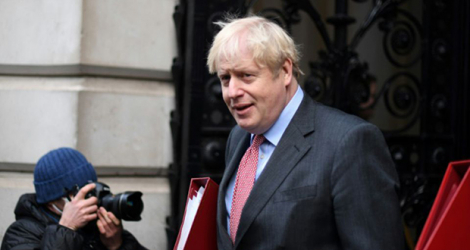 Le Premier ministre britannique Boris Johsnon, le 8 décembre 2020 à Londres.