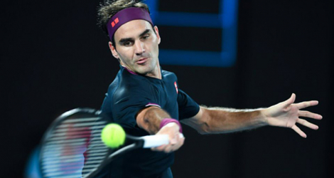 Roger Federer à l'Open d'Australie le 30 janvier 2020 à Melbourne.