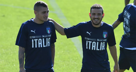 Marco Verratti et Alessandro Florenzi, tous deux joueurs du Paris SG, ont déclaré forfait pour le match de l'Italie mercredi en Lituanie.