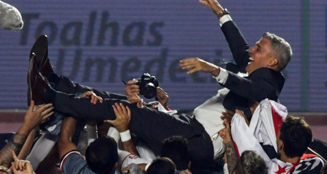 Hernan Crespo a remporté dimanche son premier titre en tant qu'entraîneur du Sao Paulo FC.