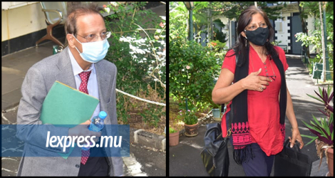 Mono Bunwaree et Nalini Burn ont témoigné devant la cour d’investigation sur le MV Wakashio, lundi 7 juin.