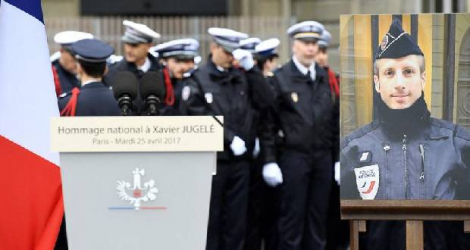 Le policier Xavier Jugelé avait été assassiné sur les Champs-Élysées en 2007. 