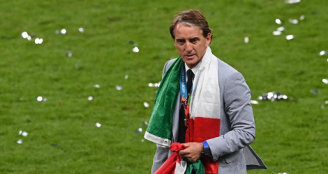 Roberto Mancini a mené l’Italie sur le toit de l’Europe. AFP