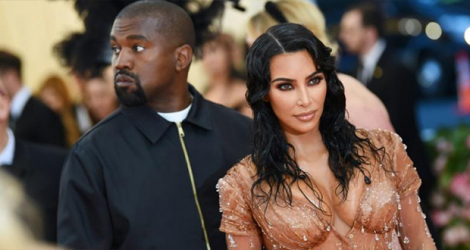 Kanye West ici avec son ex-épouse Kim Kardashian en 2019 aussi connu sous le nom de «Ye».
