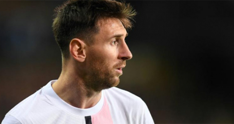 L'attaquant argentin du Paris Saint-Germain, Lionel Messi, lors du match de Ligue des champions contre Club Brugge, au Jan Breydel Stadium à Bruges, le 15 septembre 2021.