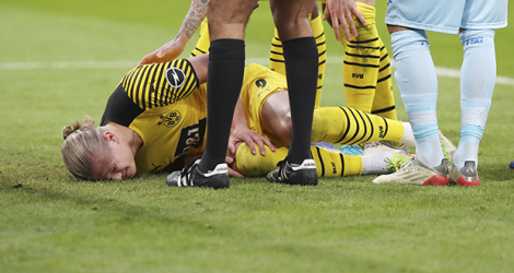 La nouvelle blessure d'Erling Haaland inquiète le Borussia Dortmund.