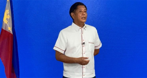 Ferdinand Marcos Junior, vainqueur de l'élection présidentielle aux Philippines, le 9 mai 2022 à Manille.