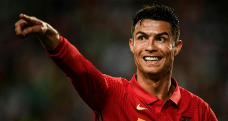 Le capitaine du Portugal Cristiano Ronaldo brillant contre la Suisse en Ligue des nations, le 5 juin 2022 à Lisbonne.