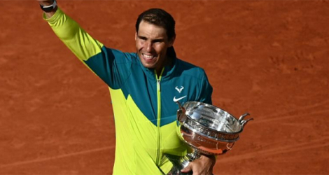 Rafa Nadal roi incontesté de Roland-Garros, le 5 juin 2022.