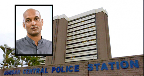 C’est dans ce poste de police qu’Ajay Reddy a passé la nuit mardi.
