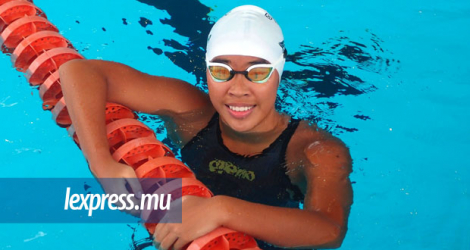 Alicia Kok Shun a remporté sa série en améliorant le record des 17 et 18 ans au 50 m nage libre.