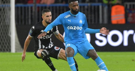 Gerson, marqué par Waniss Taibi, et l'OM restent sur une beau succès 3-0 sur la pelouse d'Angers en championnat, le 30 septembre 2022.