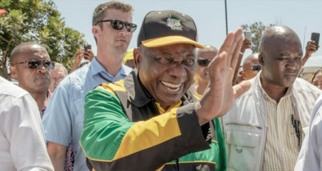 Le président sud-africain Cyril Ramaphosa, au Cap (Afrique du Sud) le 10 décembre 2022.