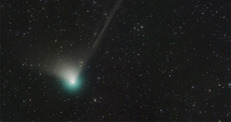 La comète C/2022 E3 (ZTF) se dirige actuellement vers le Soleil et atteindra son périhélie, c'est-à-dire son point le plus proche du Soleil, le 12 janvier, selon les calculs des astronomes. PHOTO : (NASA) / DAN BARTLETT