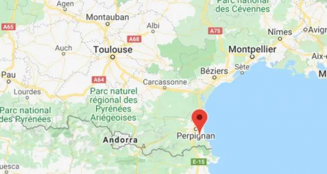 Les arrestations ont eu lieu dans le secteur de Perpignan. (CAPTURE D'ECRAN GOOGLE MAPS)