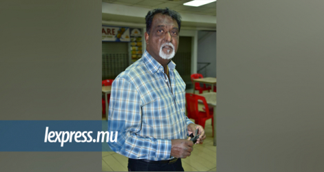 Raj Appadu, président du Front commun des commerçants de Maurice. © DEV RAMKHELAWON