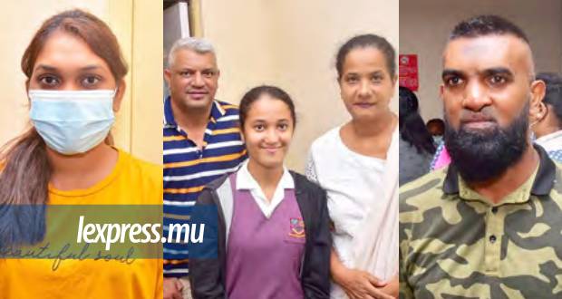 Les patients, Lakshana, Erwina et Nazim Jafeerally, racontent comment leur vie a changé après leurs opérations.