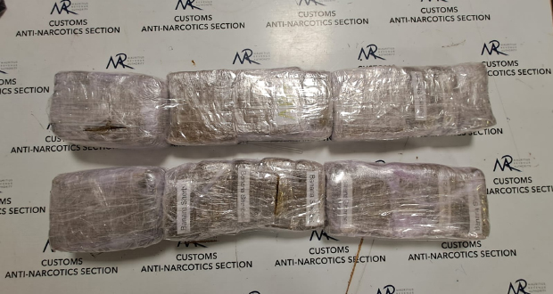 Une Française interpellée avec plus de 3 kg de haschisch