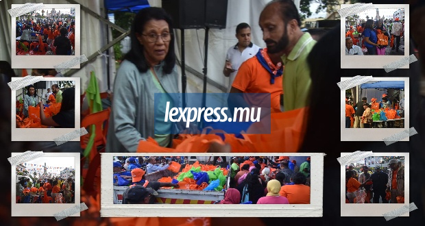 Distribution de goodies par l’Alliance Lepep