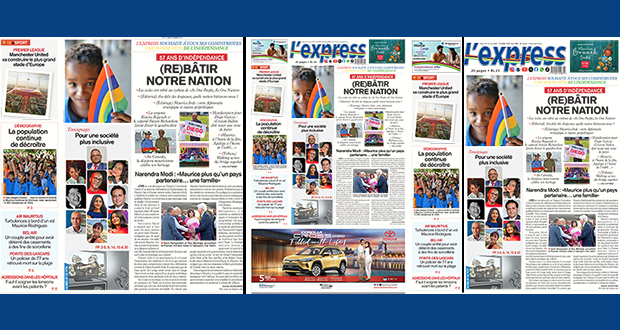 Les grands titres de l'express de ce mercredi 12 mars 2025