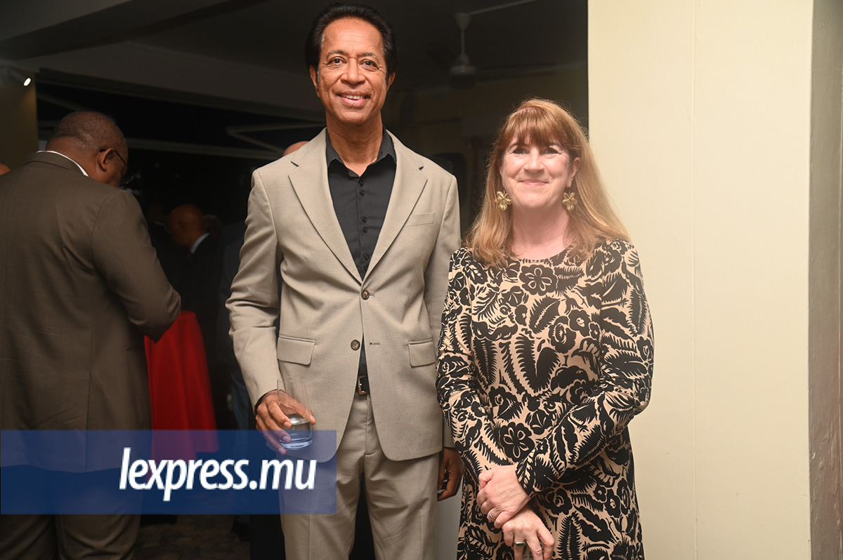 Sanjay Bhuckory et Kathleen Jardine.
