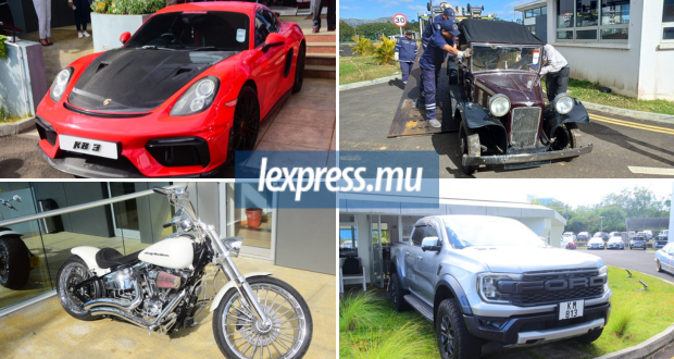 22 véhicules à Rs 20,7 millions, un bateau et Rs 2,1 M saisis, quatre arrestations