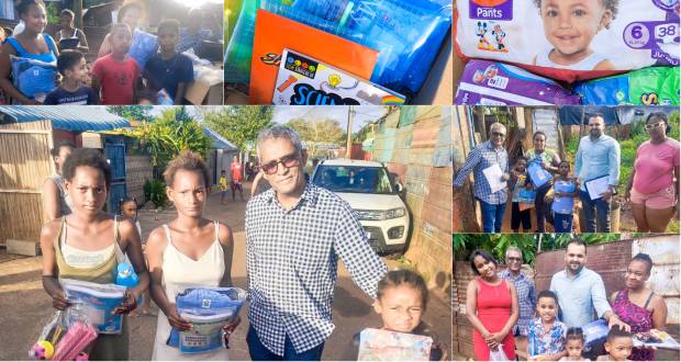 Bois-Marchand : Let Us Help distribue cadeaux et matériel scolaire à 75 enfants