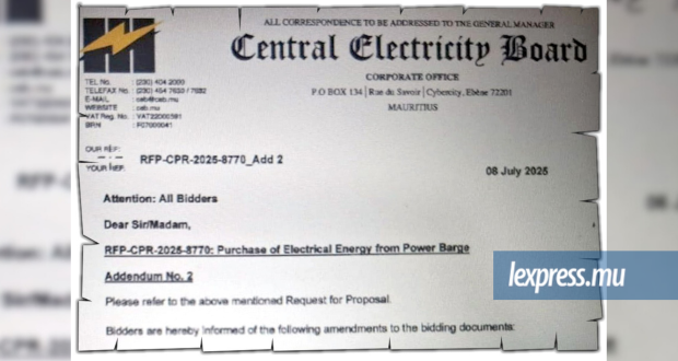 Centrale flottante : le CEB révise son appel d’offres