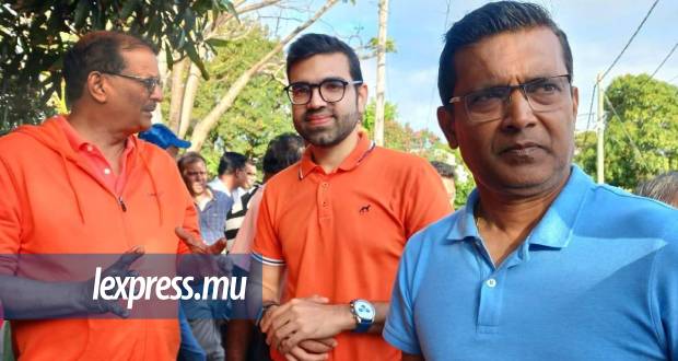 Sudheer Maudhoo s'affiche avec ses deux nouveaux colistiers