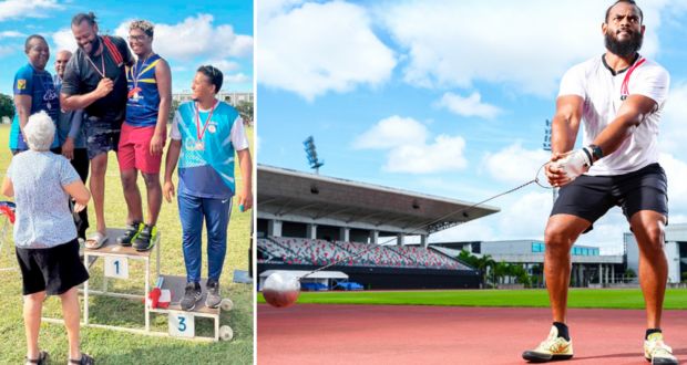 Début de saison maîtrisé pour le lanceur de Marteau, Jean Ian Carré, à La Réunion