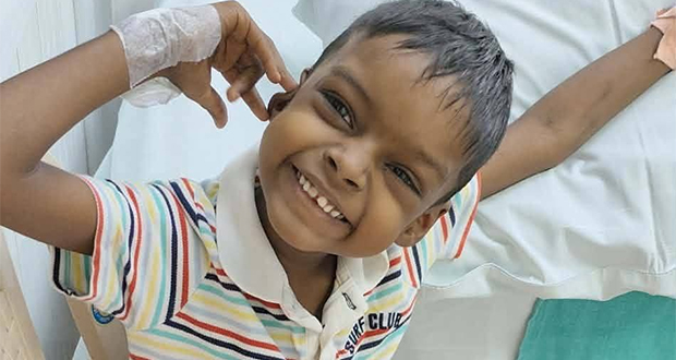 Le petit Rivyansh Raghoobur est décédé ce matin en Inde