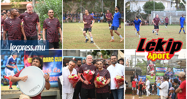 Football: Emmanuel Petit Wows the Crowd at Pointe-aux-Piments!