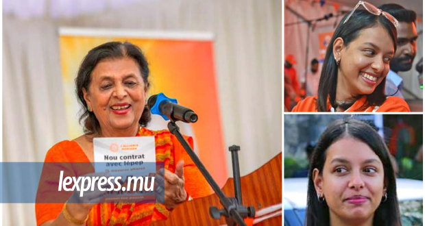 Quand la maman et les filles de Pravind Jugnauth «desann lor terin»…