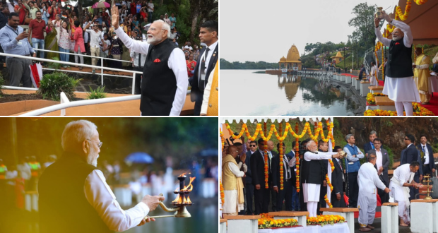 Narendra Modi à Grand-Bassin