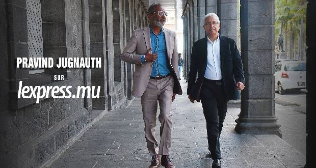 Pravind Jugnauth sur le plateau de l'express