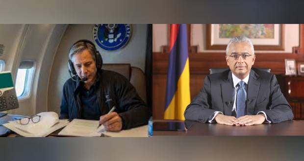 Entretien Blinken-Jugnauth sur Diego Garcia