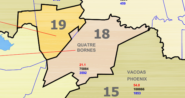 Le no 18 deviendrait la circonscription la plus peuplée en électeurs