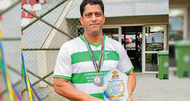 Football: Veda Balaghee in Action Today at Camp-de-Masque-Pavé