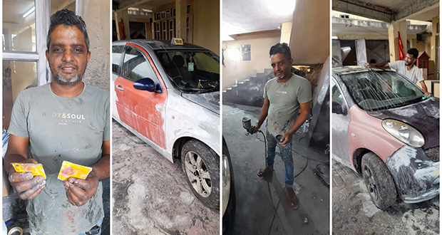 Managing a beauty parlour for vehicles