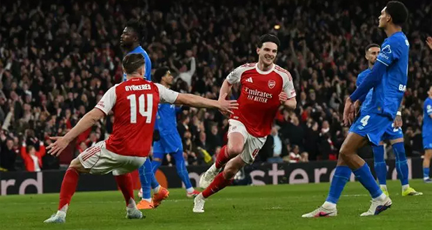 Arsenal écarte Leverkusen et poursuit sa route en quarts