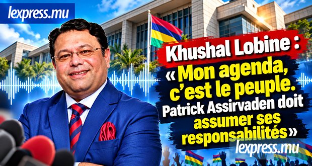Réplique de Khushal Lobine : «Mon agenda, c’est le peuple. Patrick Assirvaden doit assumer ses responsabilités»