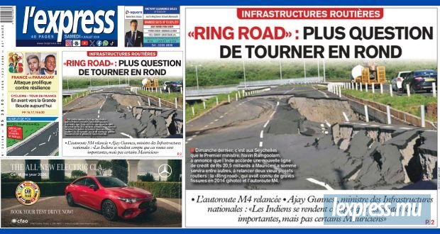 Les grands titres de l'express de ce samedi 4 juillet 2026