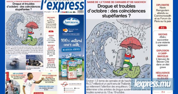 Les grands titres de l'express de ce jeudi 29 octobre 2026