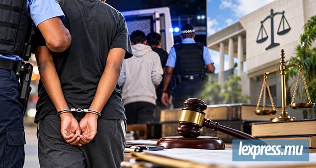 Des troubles à la barre, cinq hommes face à la prison