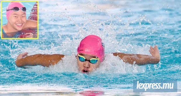 Natation : Record de Chloe Ah Chip au 100 m papillon