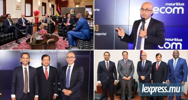 L’équipe dirigeante d’Orange Middle East & Africa en visite à Mauritius Telecom