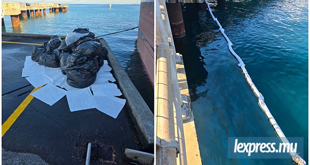 Le fioul flottant entièrement récupéré après la fuite