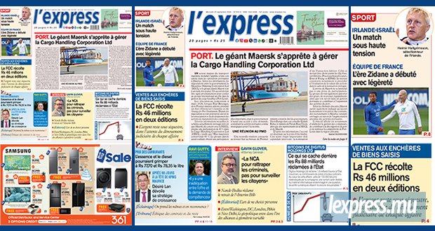 Les grands titres de l'express de ce mercredi 23 septembre 2026