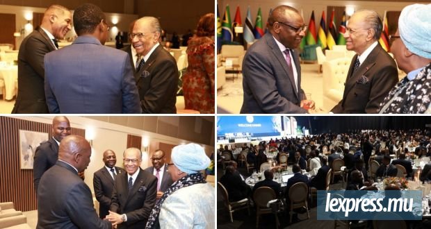 Navin Ramgoolam prend part au dîner de bienvenue à Durban